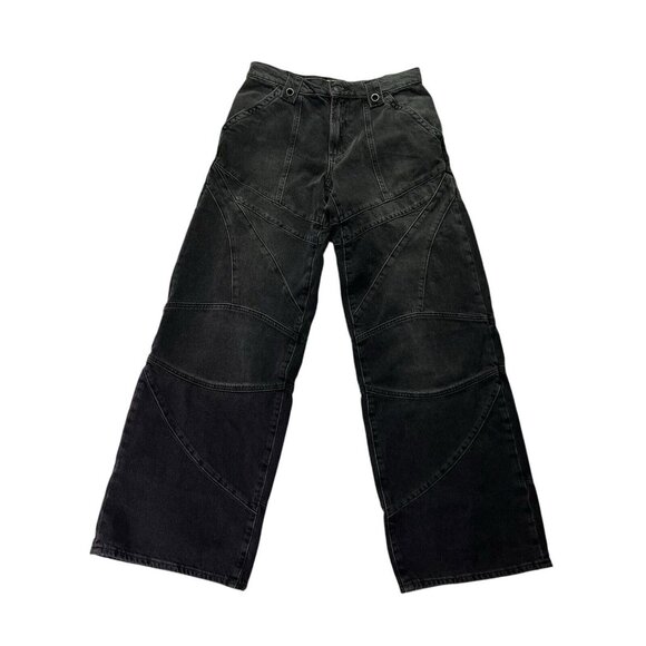 Free People Black Straight Leg Jeans - Picture 3 of 6